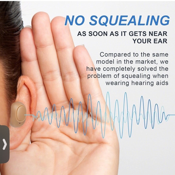 Rechargeable Hearing (aide) Amplifiers with Noise Canceling Pair New - Picture 7 of 8